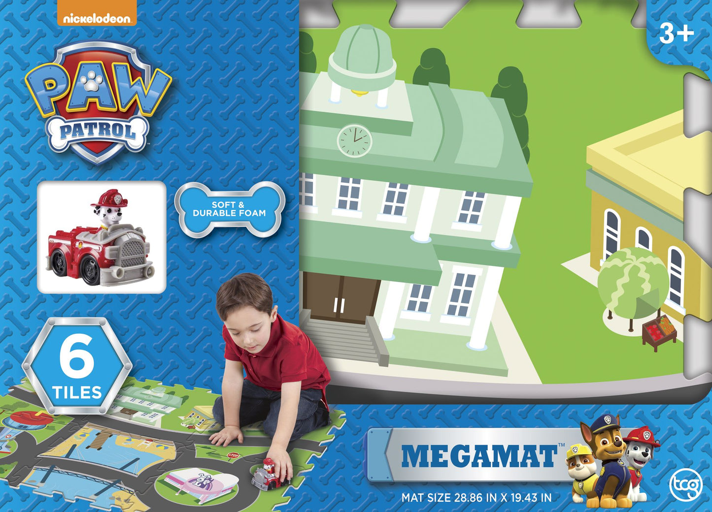 Paw Patrol 6-piece Tile Mega Mat