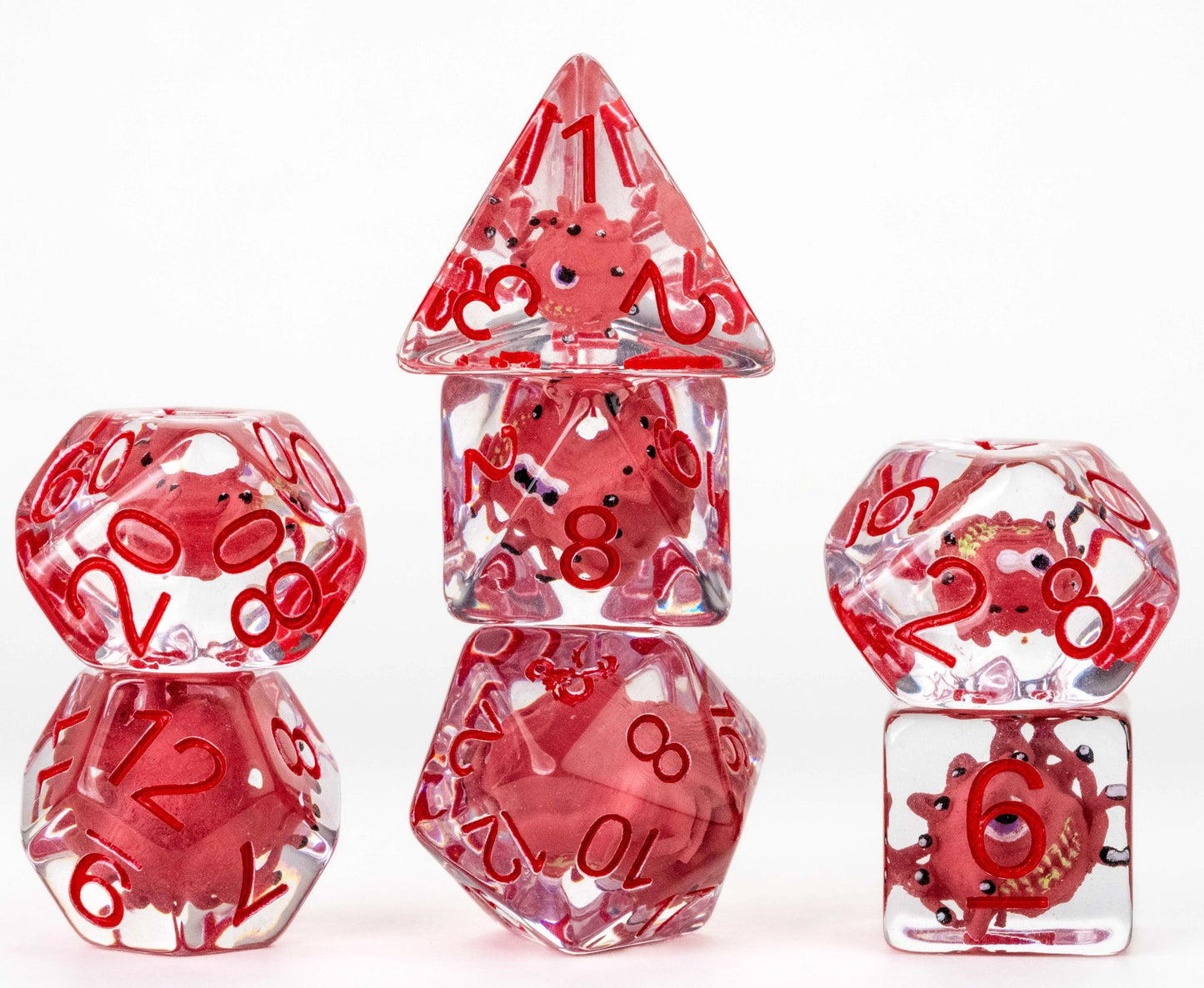 D&D Beholder Resin Poly Dice Set