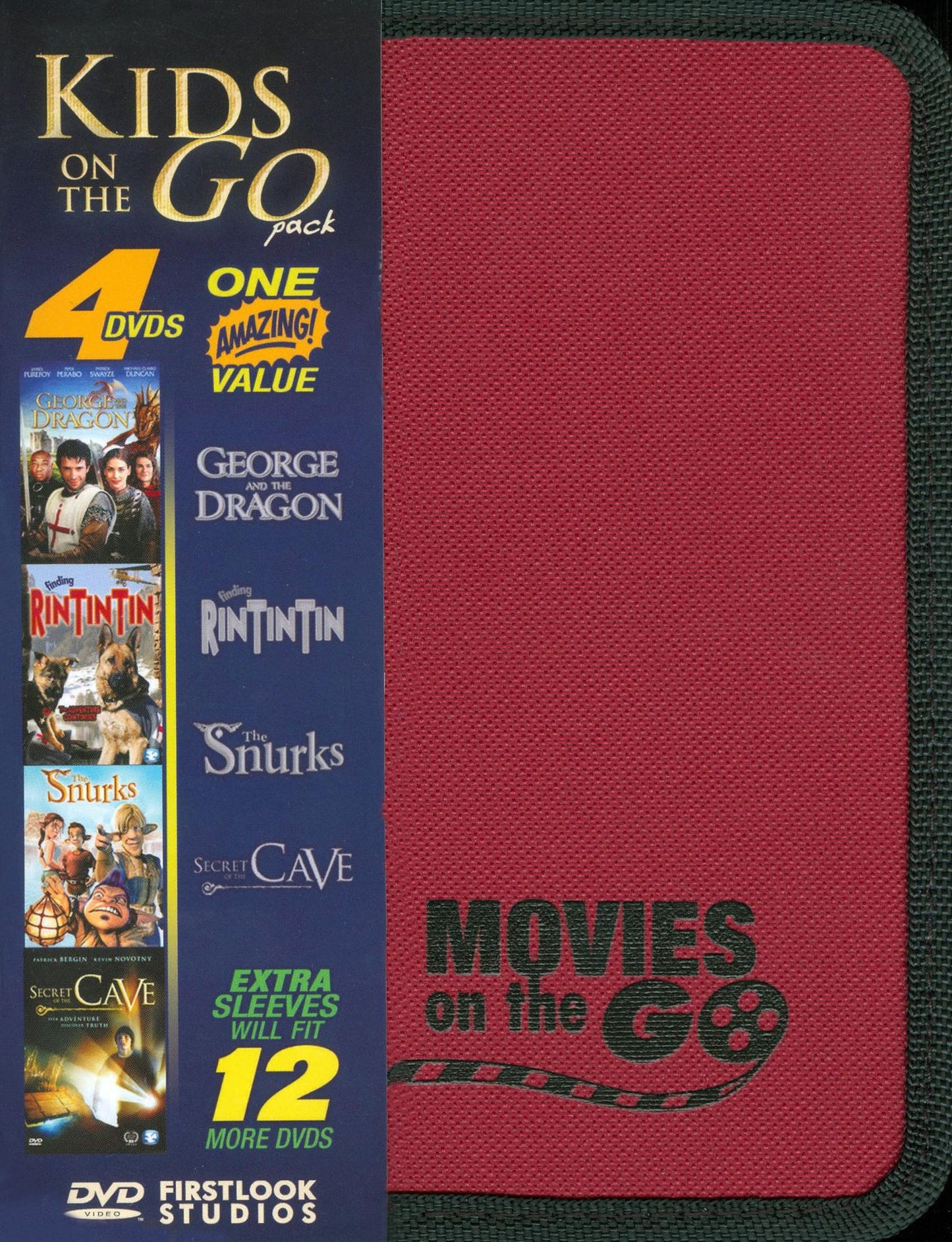 Kids on the Go Pack: George & the Dragon/Finding Rin Tin Tin/The Snurks/Secret of the Cave