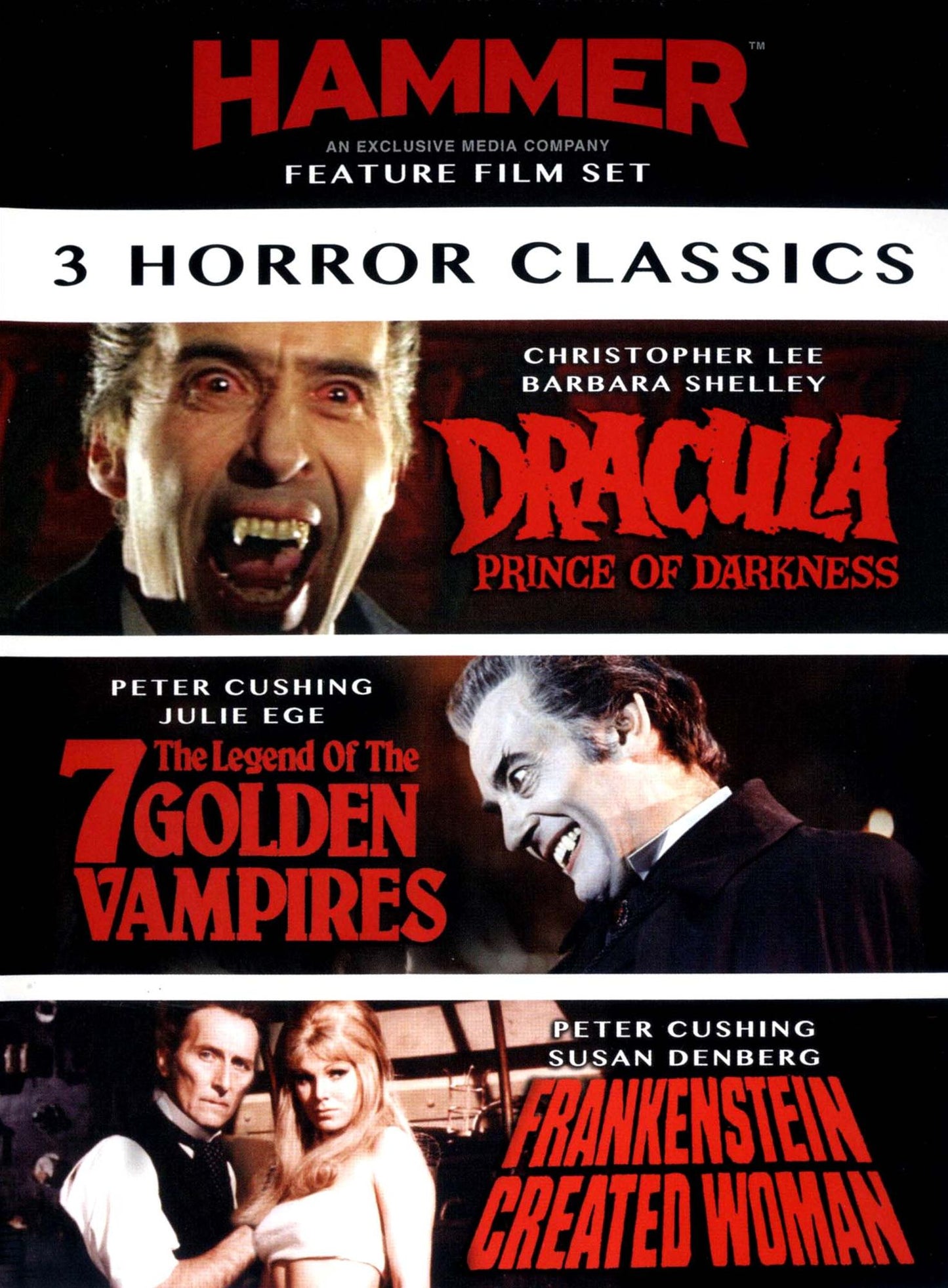 Hammer Feature Film-Set: 3 Horror Classics