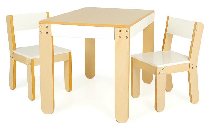 P'kolino Little One's Table and Chairs - White