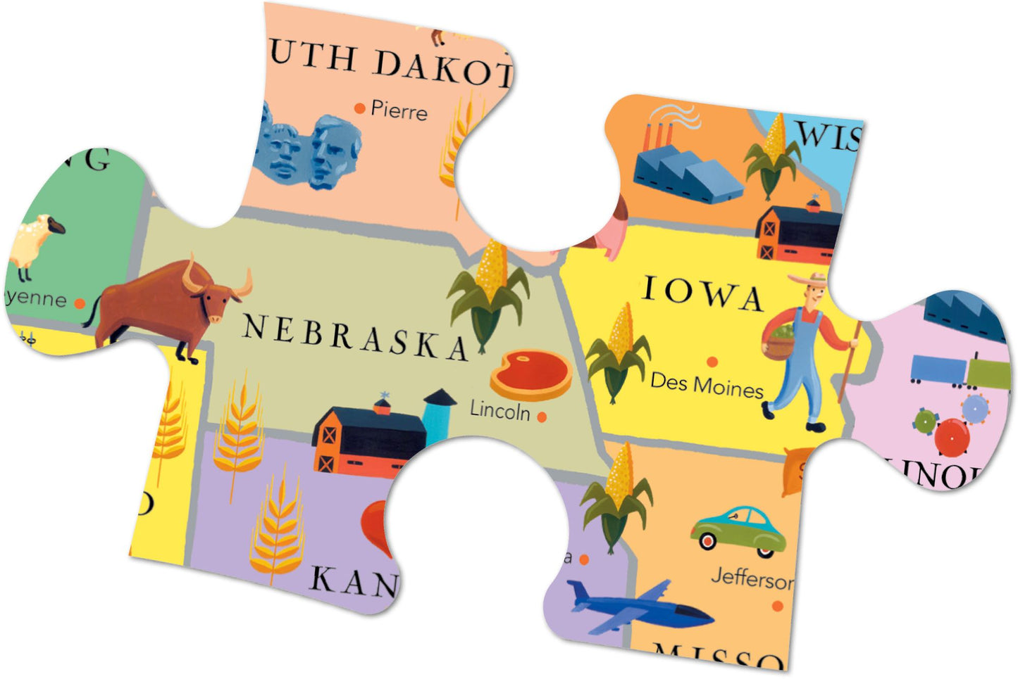 United States 20 Piece Puzzle