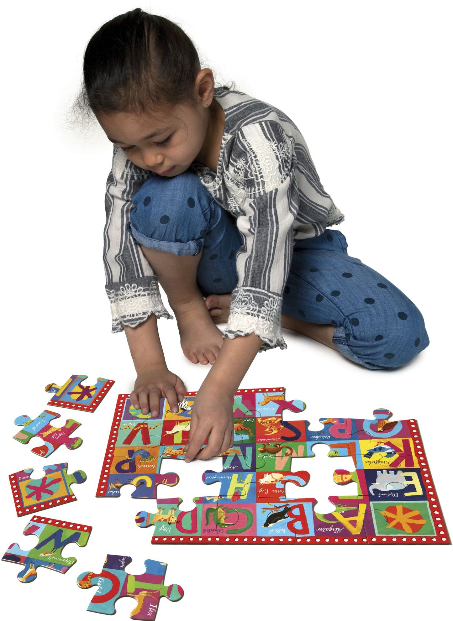 Animal Alphabet 20 Piece Puzzle