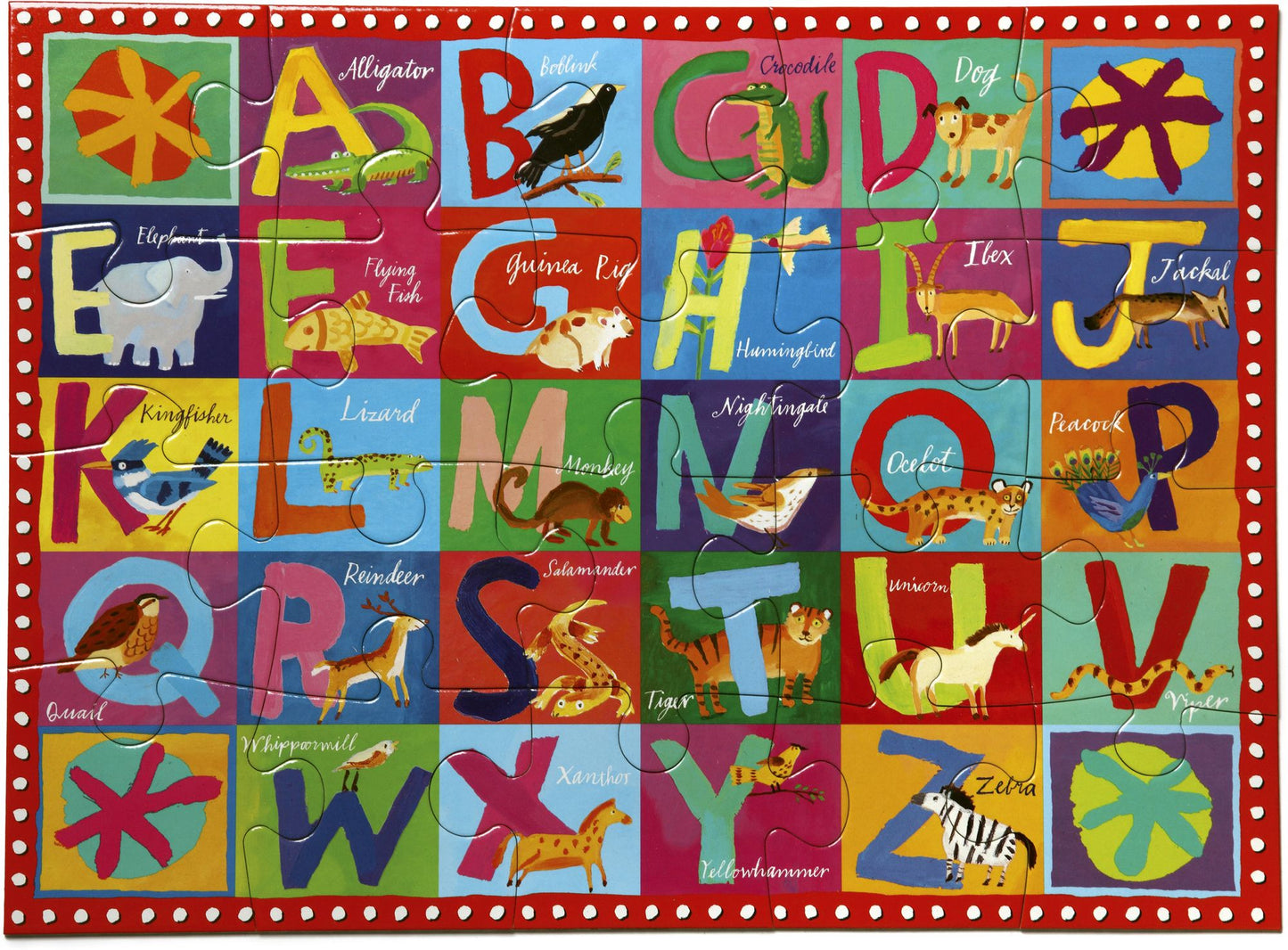 Animal Alphabet 20 Piece Puzzle