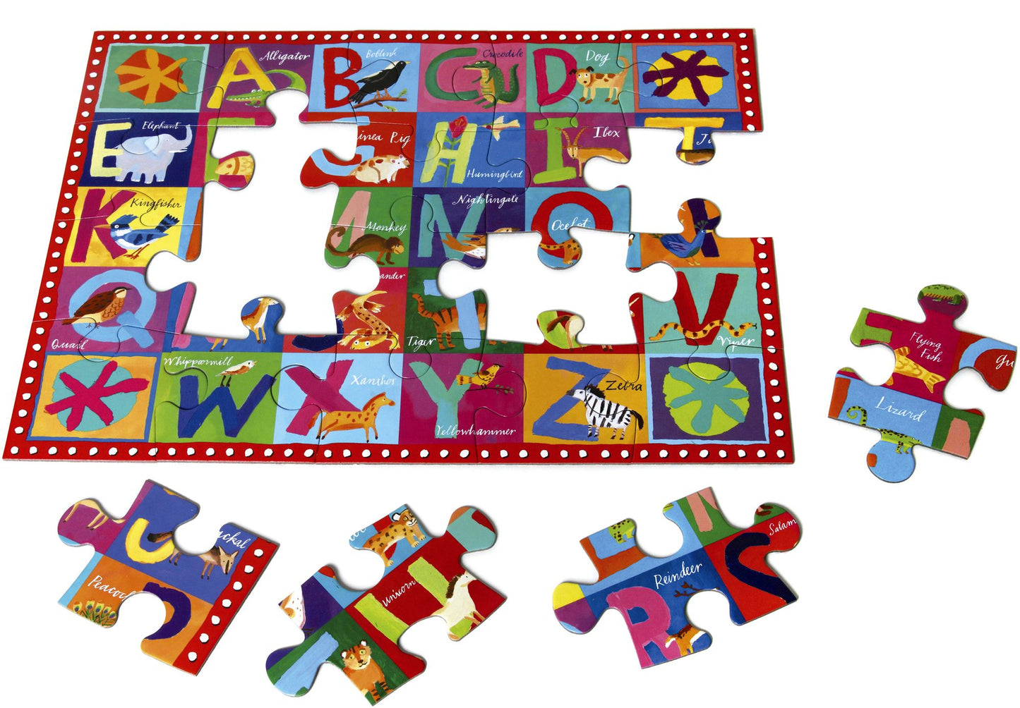 Animal Alphabet 20 Piece Puzzle