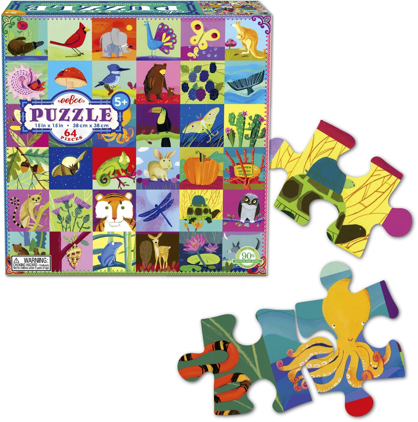 64 pc portraits of Nature puzzle