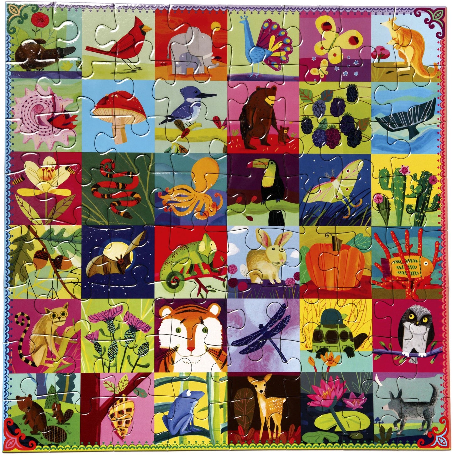 64 pc portraits of Nature puzzle