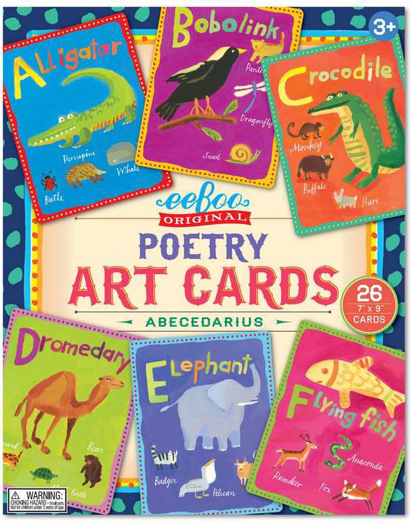 Abecedarius Poetry Art Cards