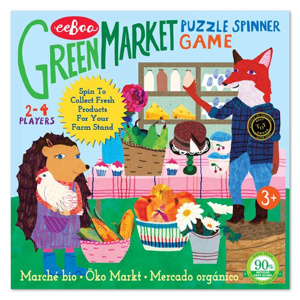 Green Market Puzzle Spinner Game