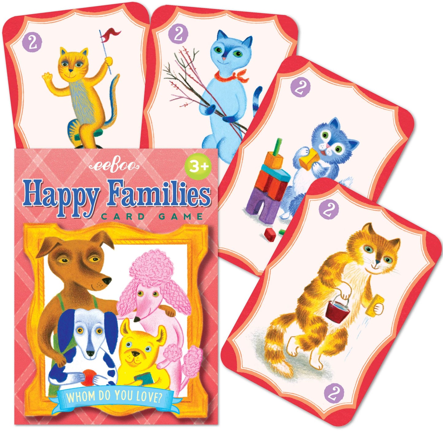 Happy Families Playing Cards