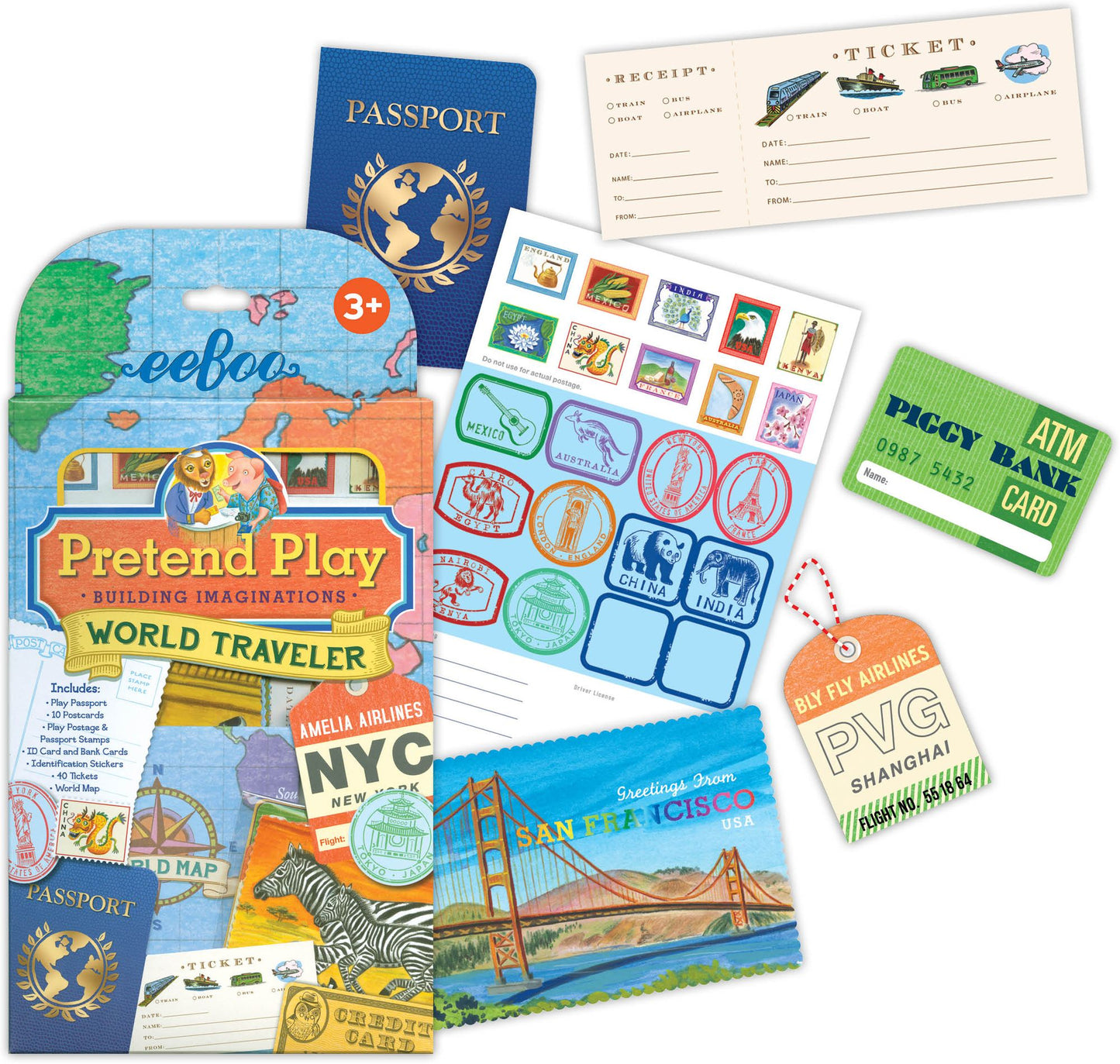 World Traveler Pretend Play