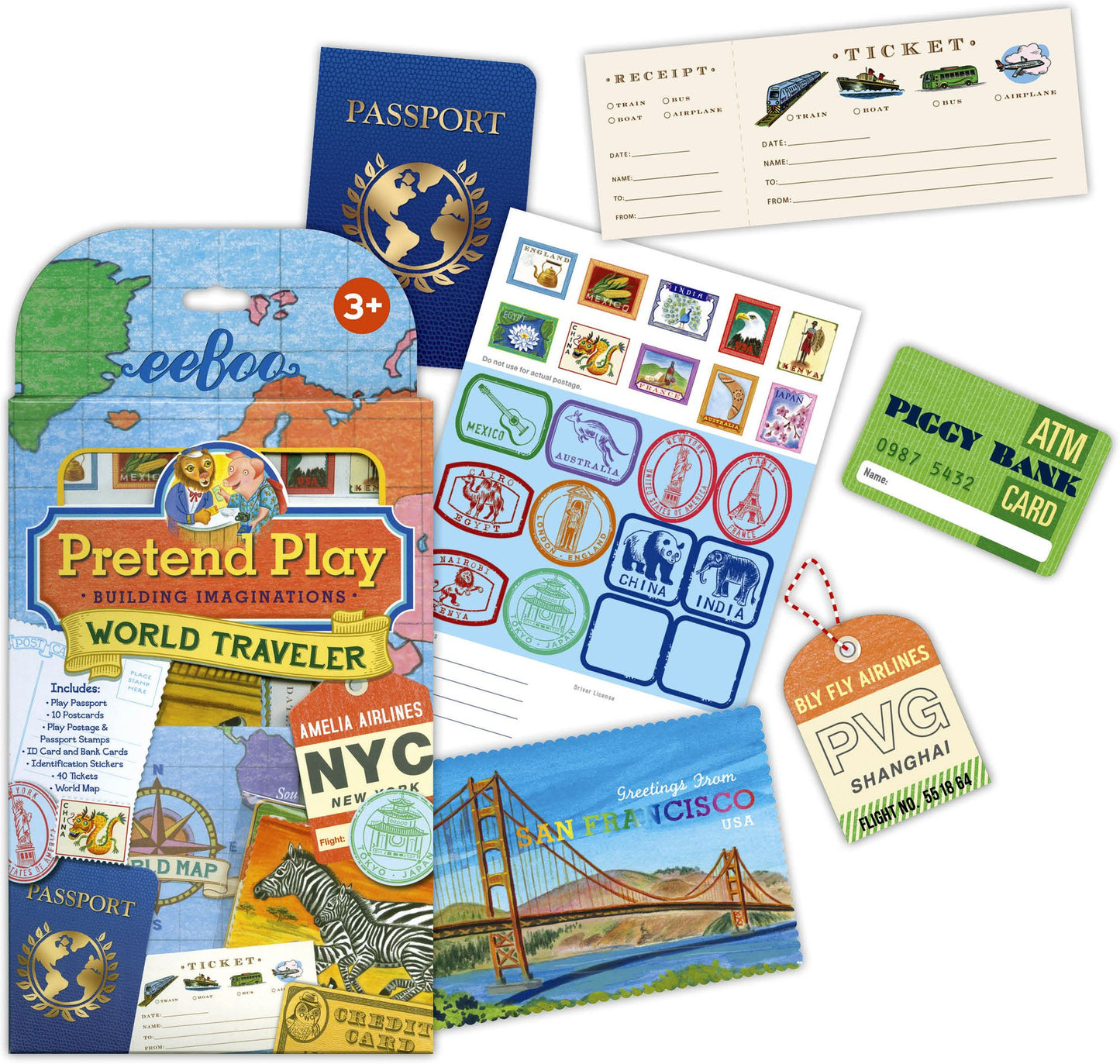 World Traveler Pretend Play