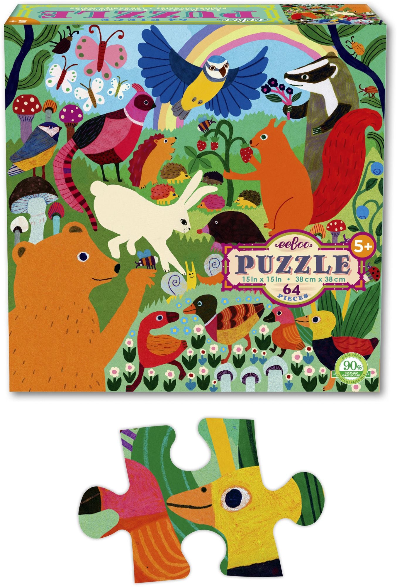 Busy Meadow 64 Piece Puzzle
