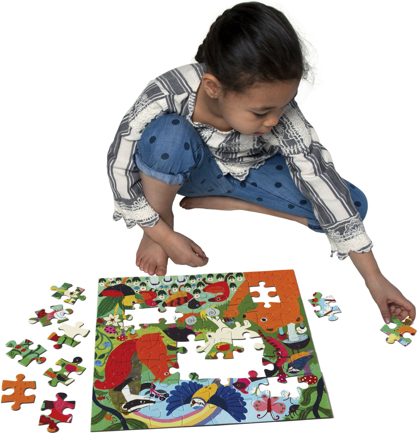 Busy Meadow 64 Piece Puzzle