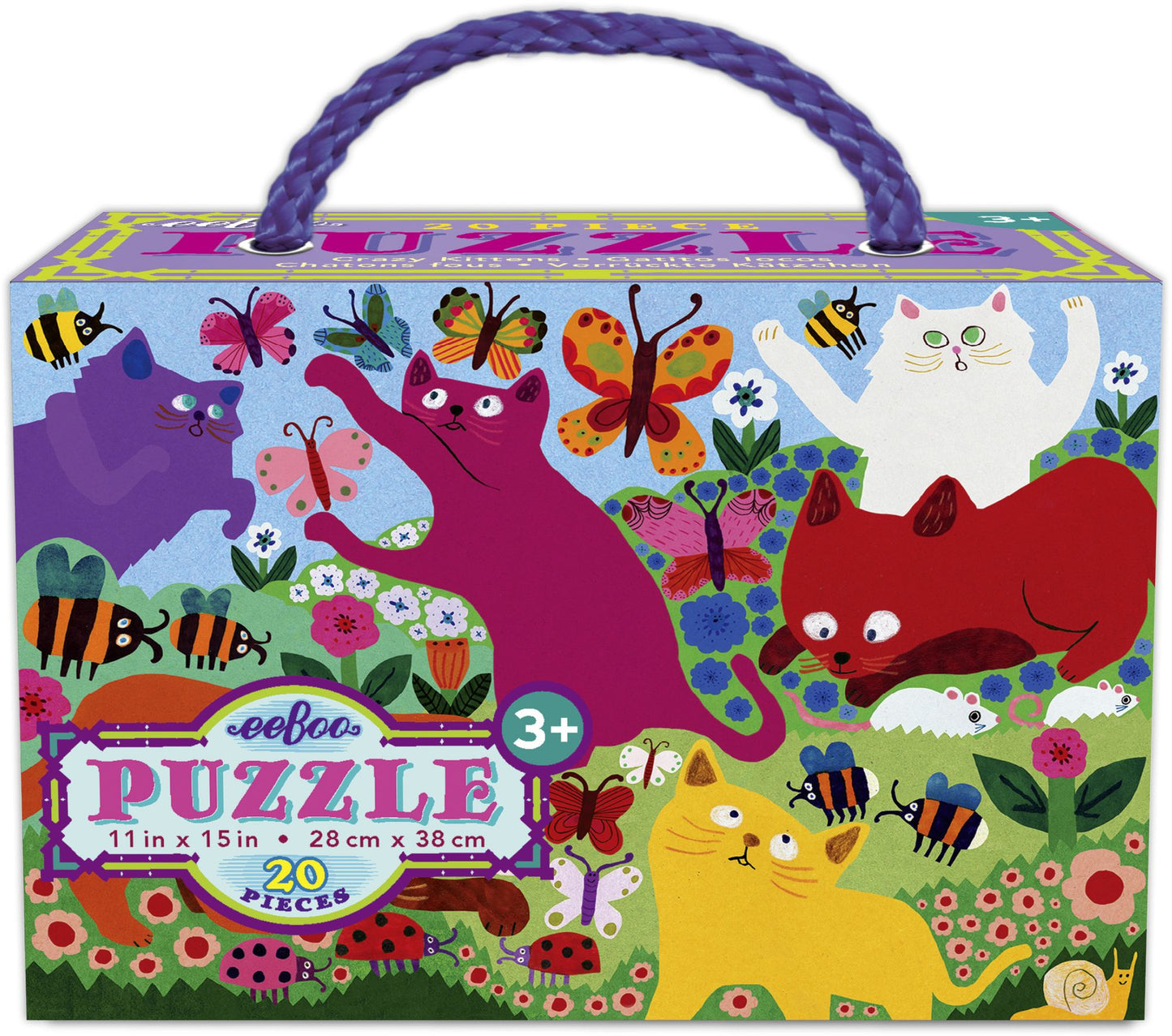 Crazy Kittens 20 Piece Puzzle