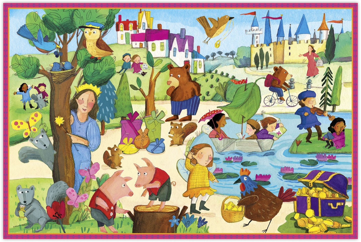 48 PC Giant Floor Puzzle Fairy in Princess Land
