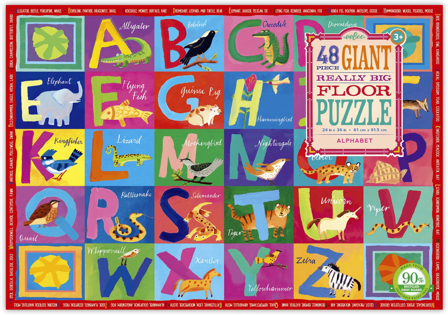 48 PC Giant Floor Puzzle Alphabet