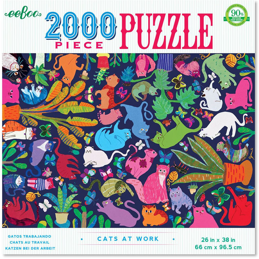 Cats at Work 2000 Pc Puzzle