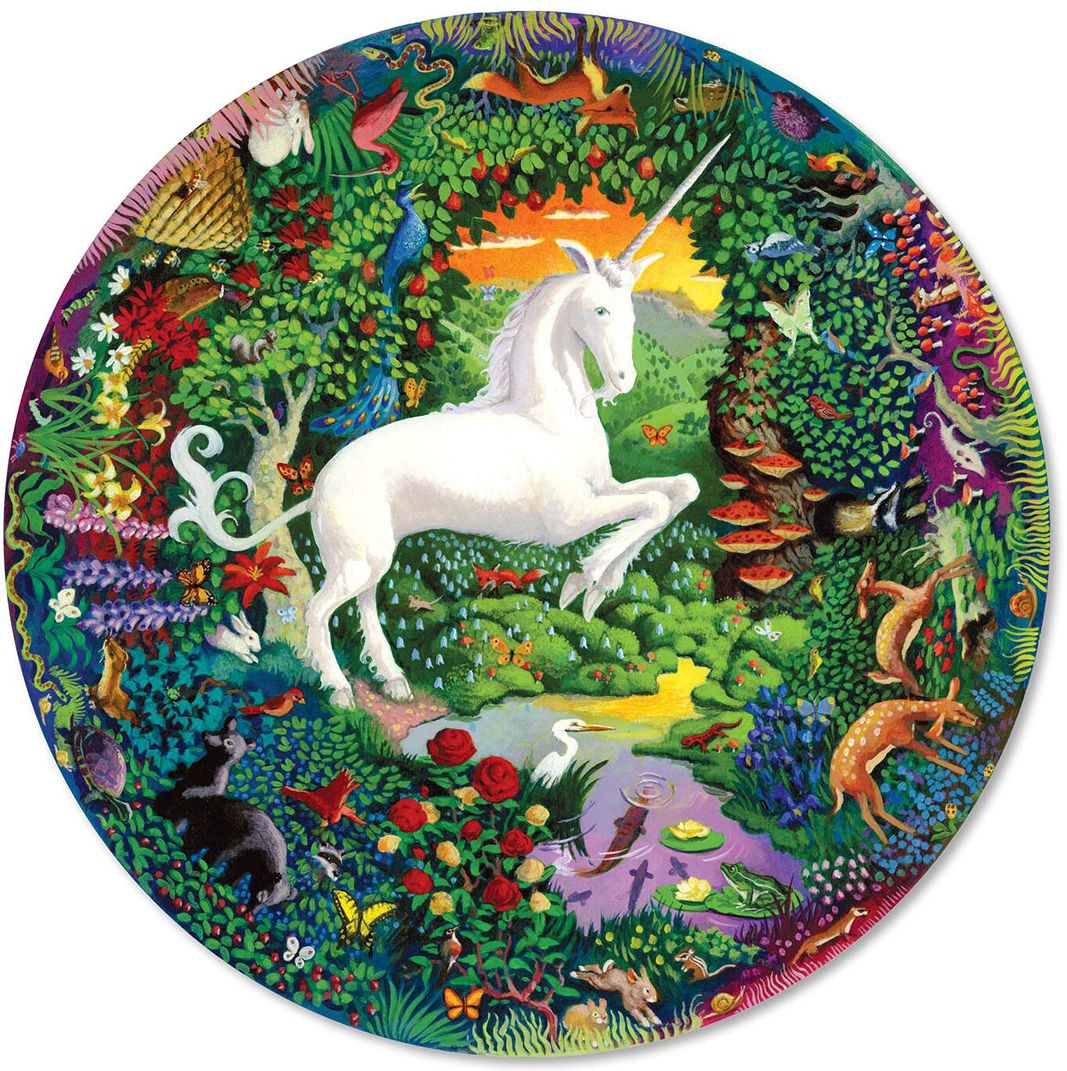 Unicorn Garden 1000 Pc Round