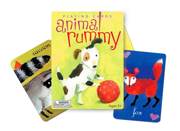 Animal Rummy Playing Cards