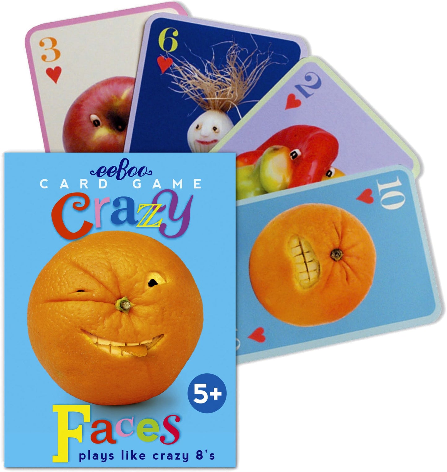 Crazy Faces Playing Cards
