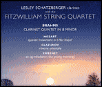 Brahms: Clarinet Quintet; Mozart: Quintet movement in B flat