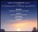 Brahms: Clarinet Quintet; Mozart: Quintet movement in B flat