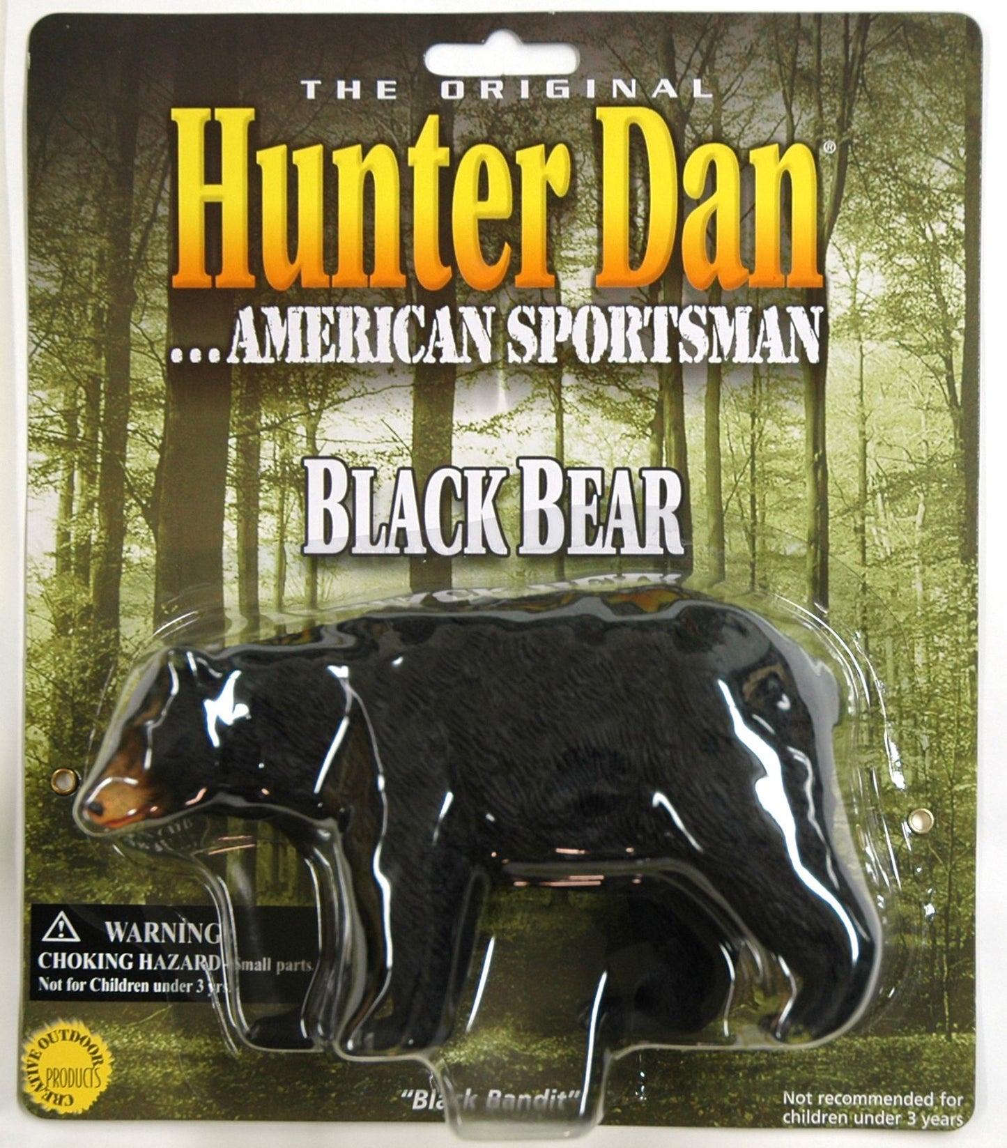 Hunter Dan Black Bandit Black Bear Figure