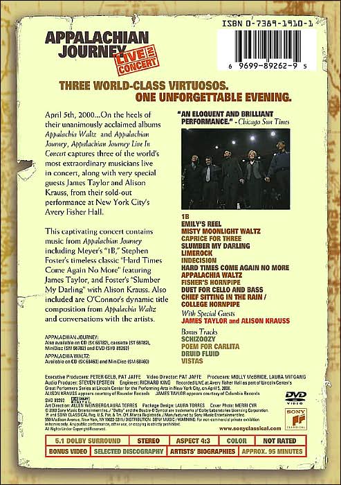 Appalachian Journey: Live in Concert
