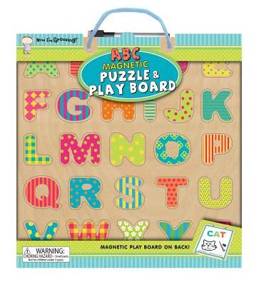 Magnetic Puzzle & Play Board Letters