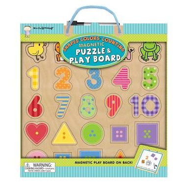 Magnetic Puzzle & Play Board Numbers