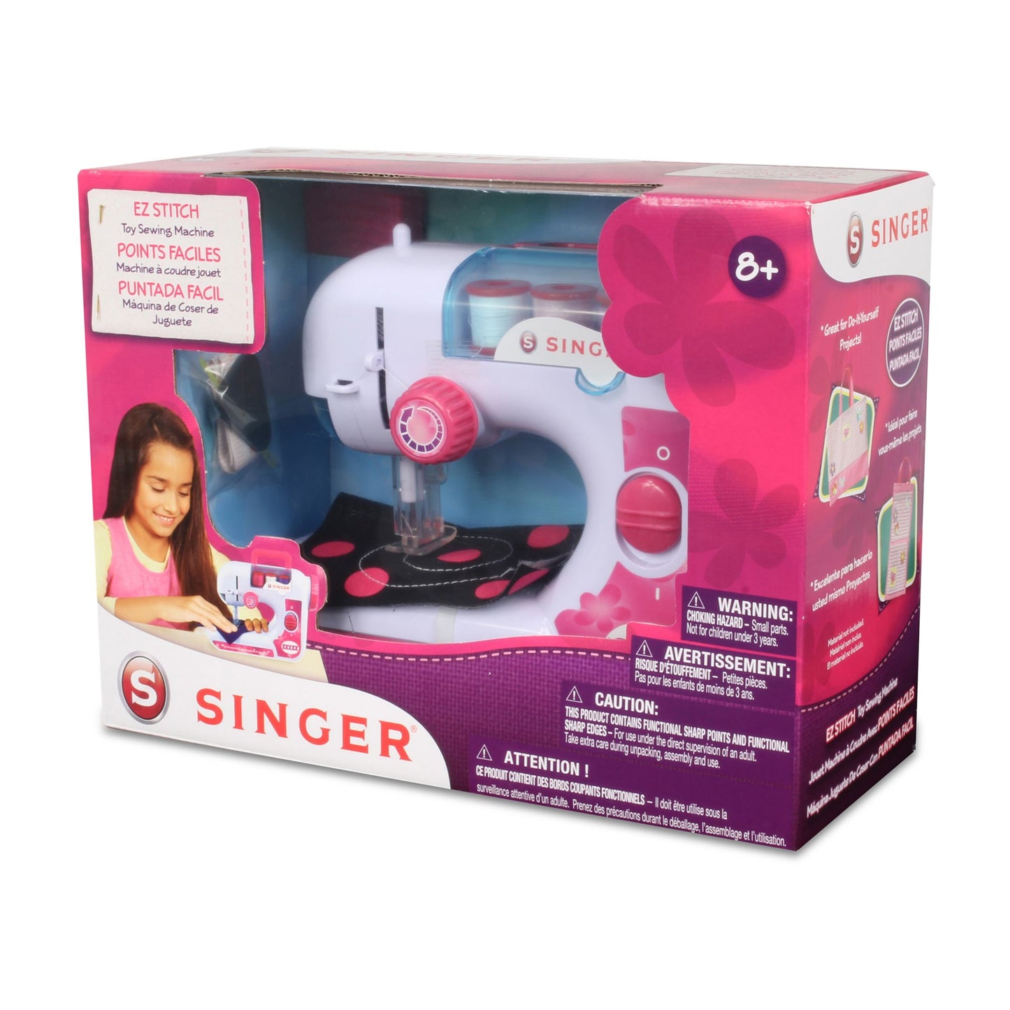 NKOK B/O Singer EZ-Stitch (Chainstitch) Sewing Machine w/ Foot Pedal