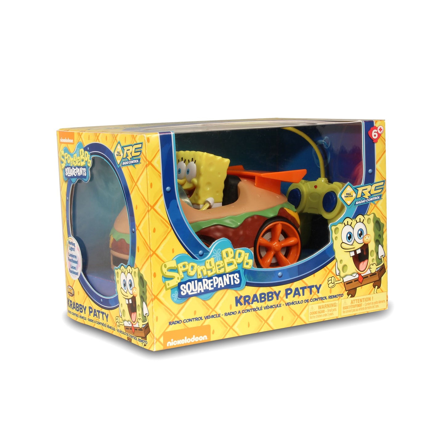 NKOK SpongeBob Squarepants R/C Krabby Patty with SpongeBob