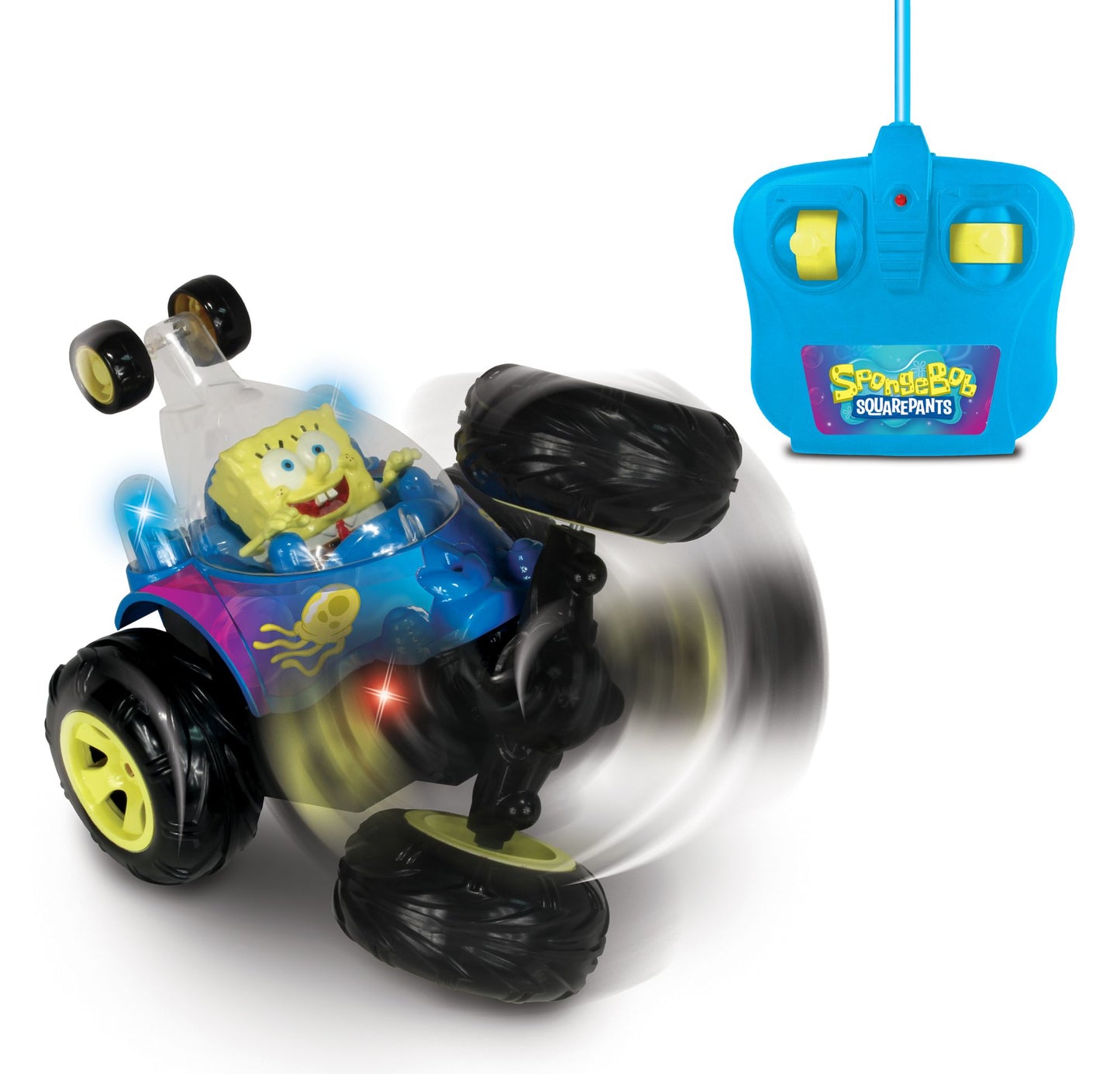 NKOK SpongeBob 27 MHz Tumbler Stunt R/C Vehicle