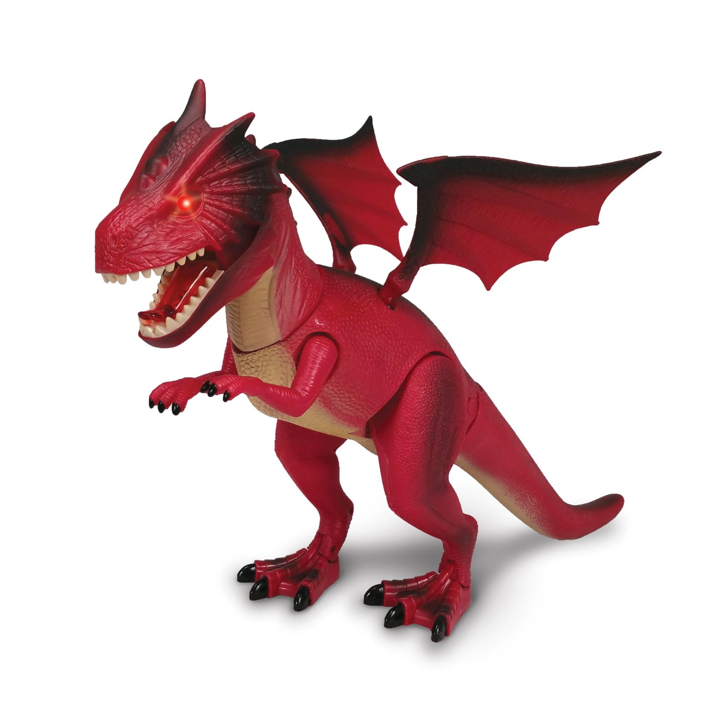 NKOK WowWorld Fire Dragon Dinosaur Figure (Lights Up)