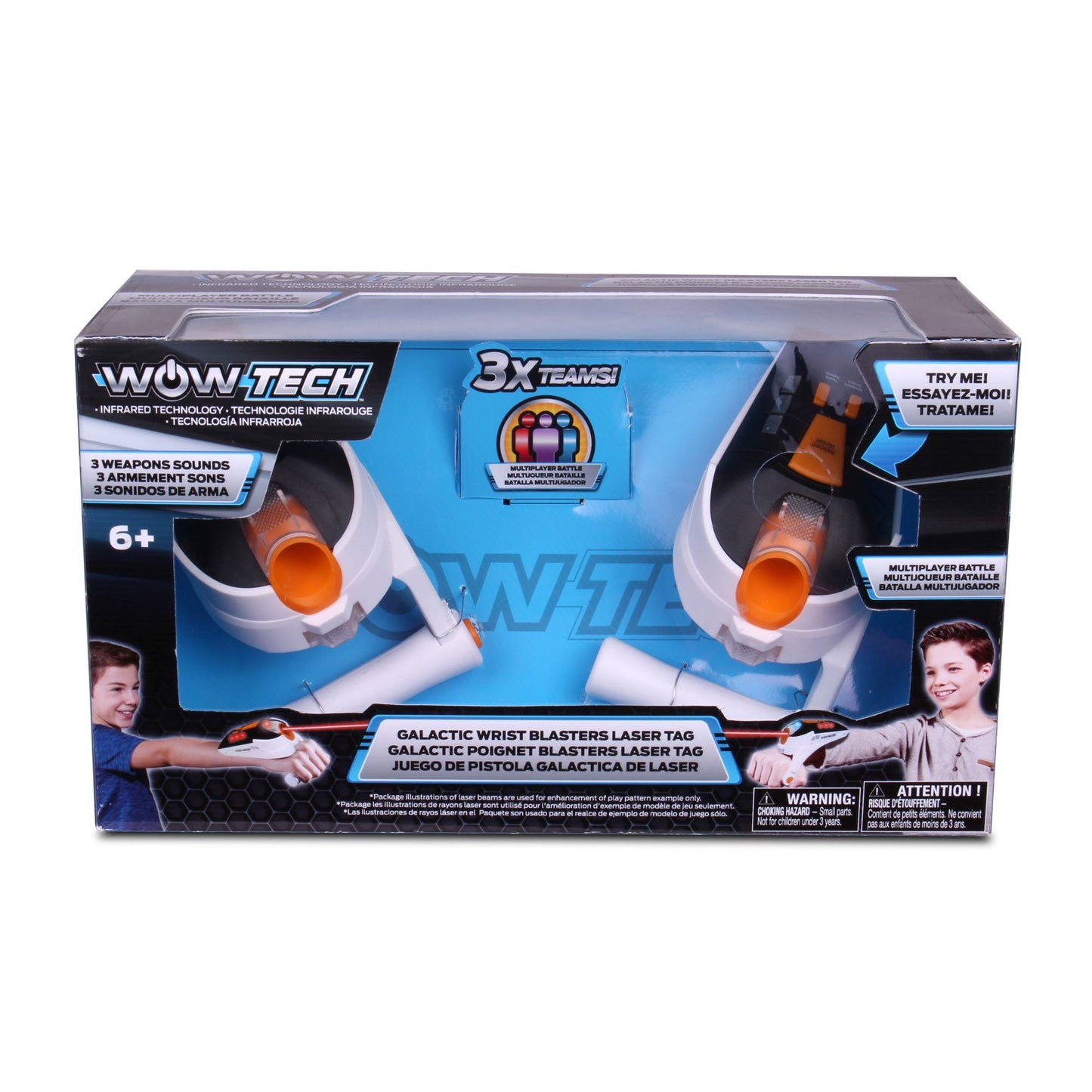 NKOK WowTech IR Galactic Laser Tag 3-Team Wrist Blasters Toy