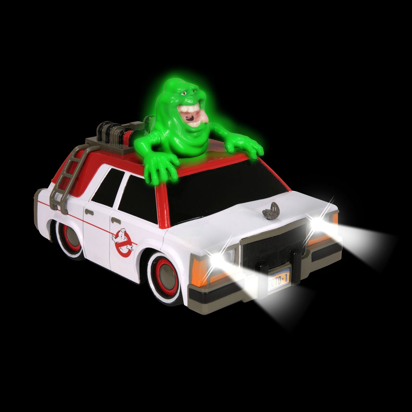 NKOK Ghostbusters RC Ecto-1 w/ Glowing Slimer