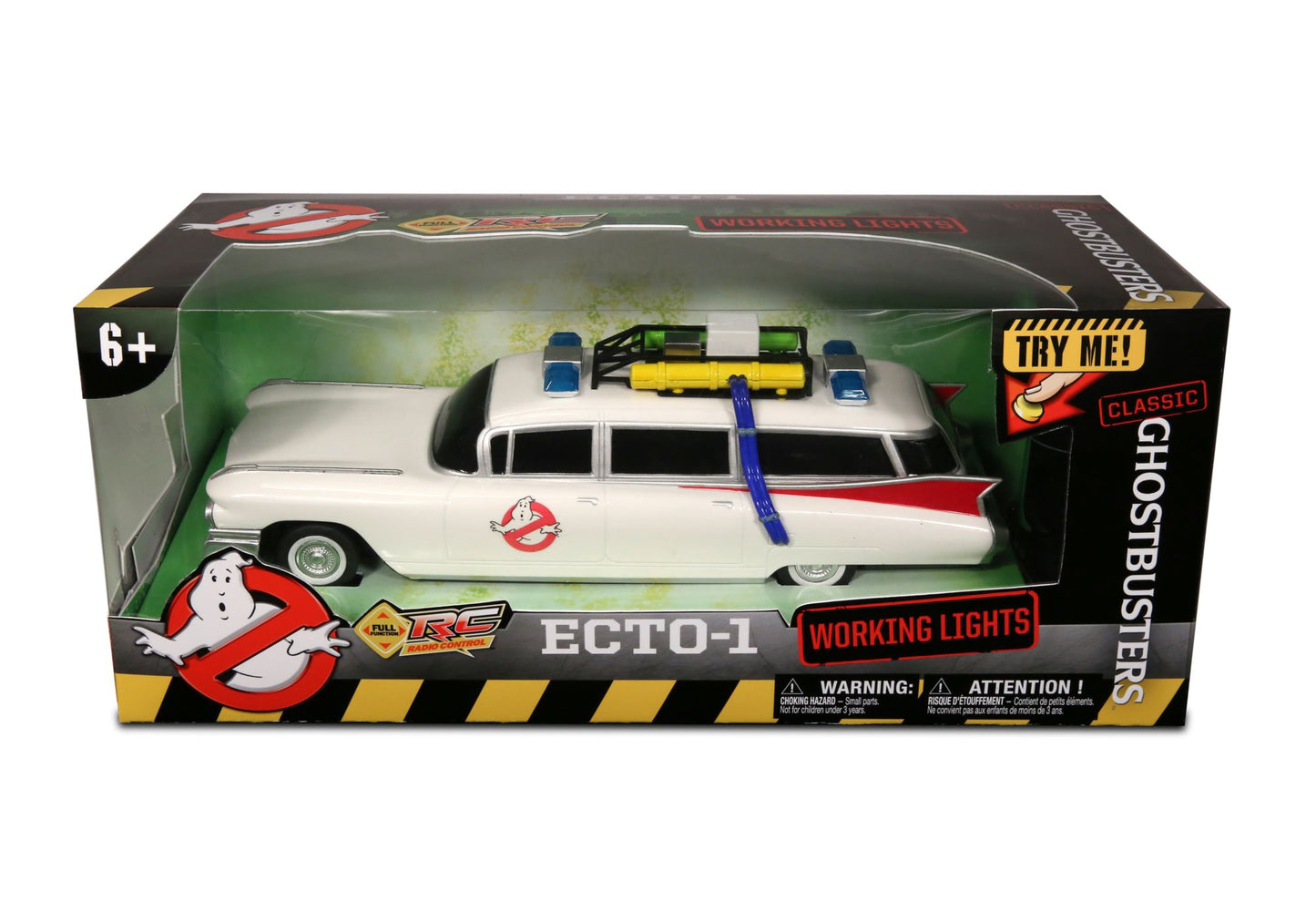 NKOK Ghostbusters RC Ecto-1 Classic w/ Working Headlights 1:14 Scale