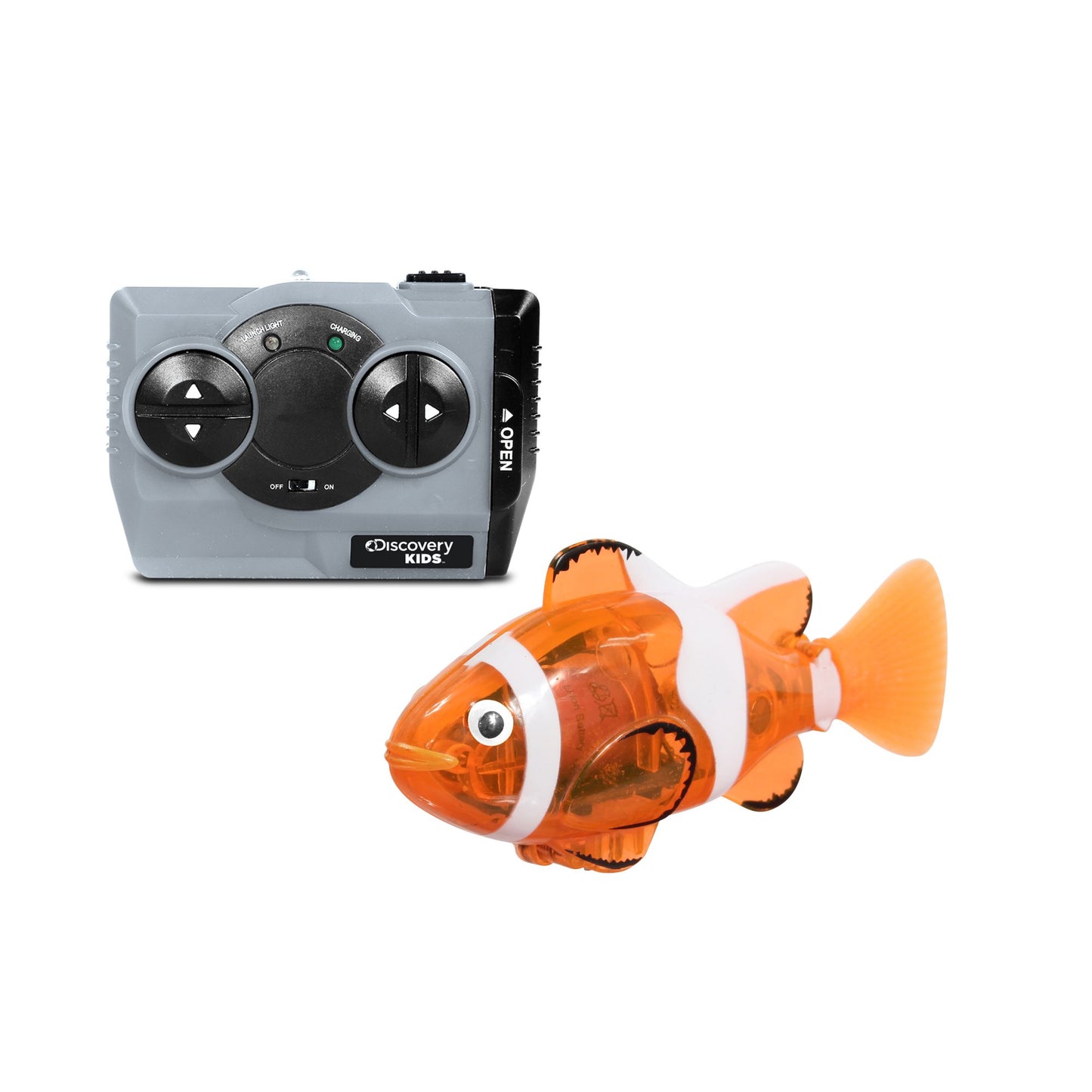 NKOK Discovery Kids IR Rechargeable Clown Fish Remote Control Toy