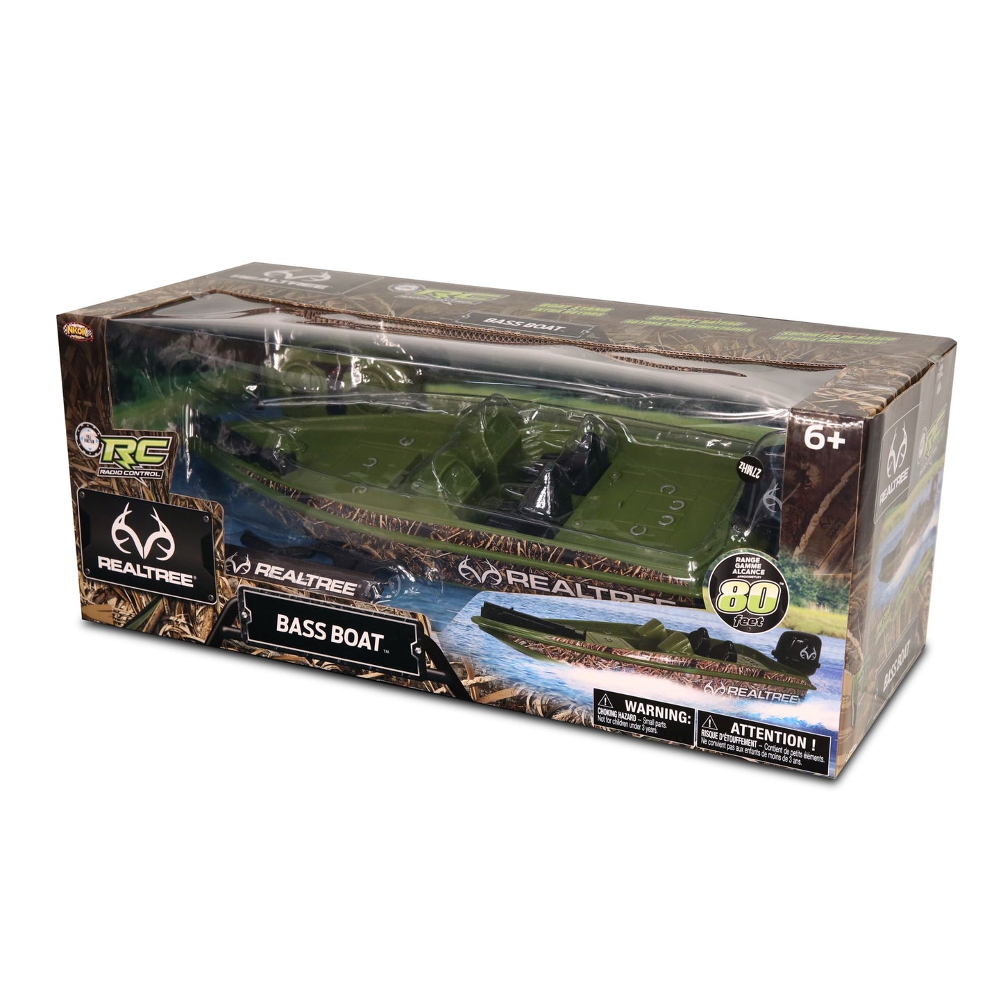 NKOK RealTree¿ Full Function Remote Control Bass Boat (RC)