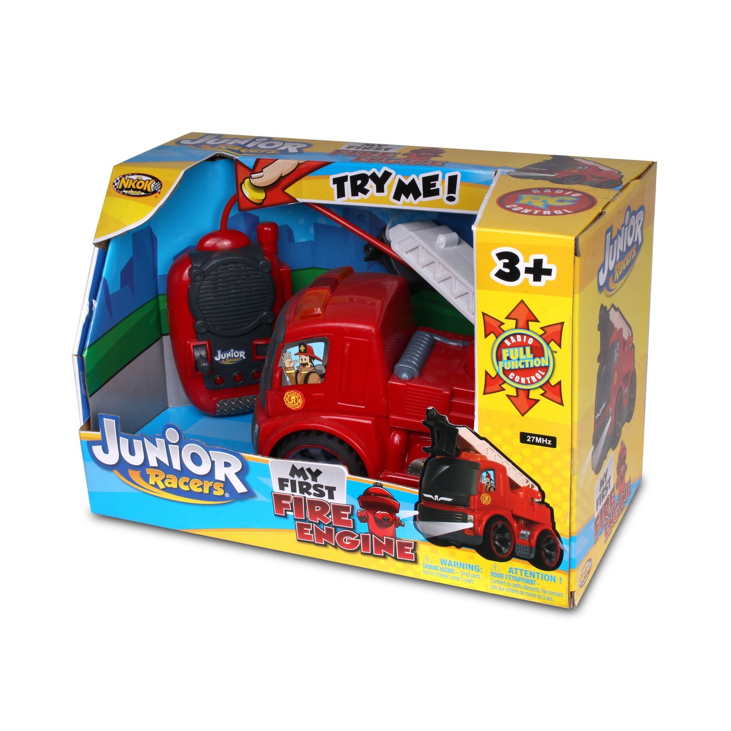 NKOK Junior Racers My First RC Fire Rescue Remote Control Toy