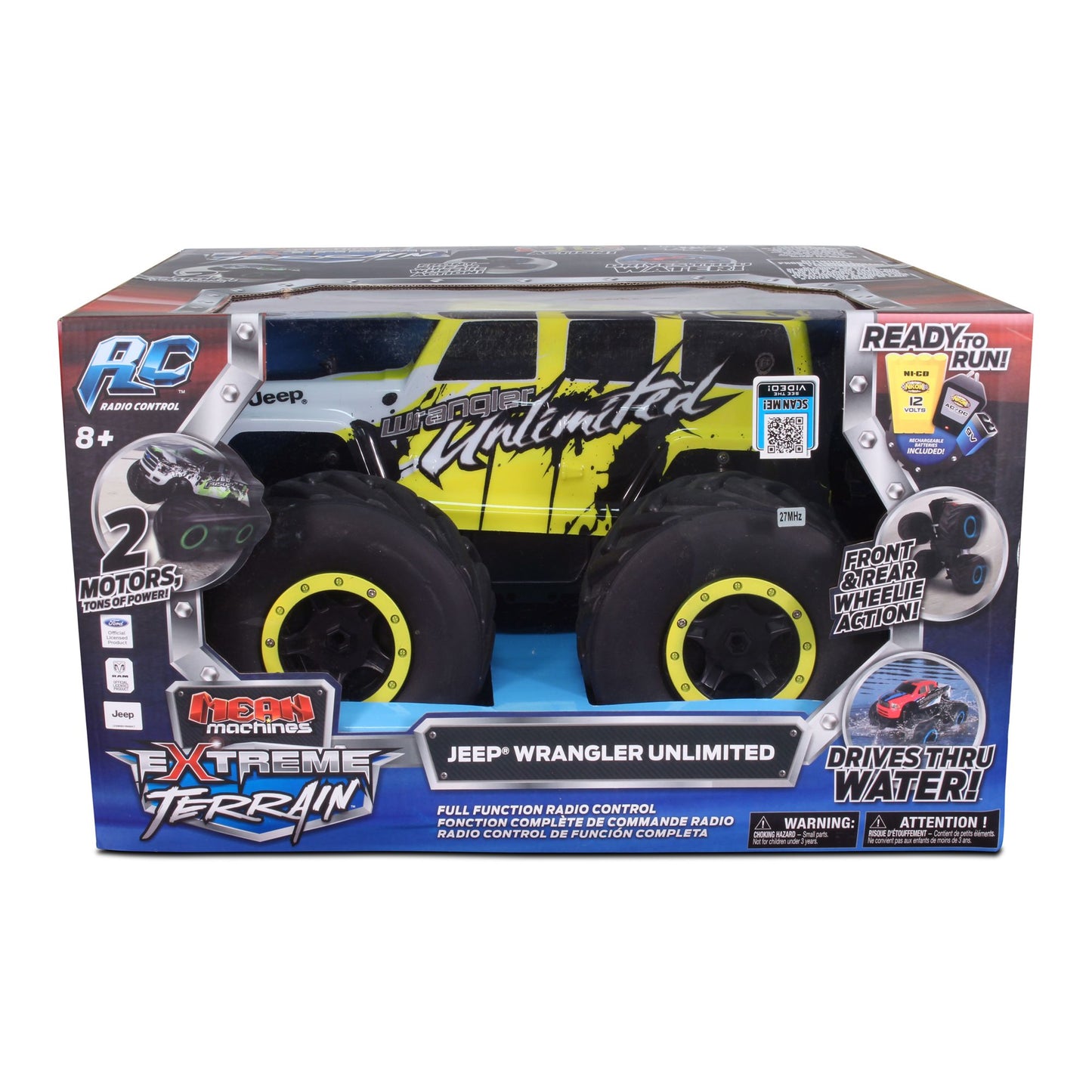 NKOK Mean Machine 1:8 Extreme Terrain RTR RC: 2015 Jeep Wrangler Unlimited Vehicle