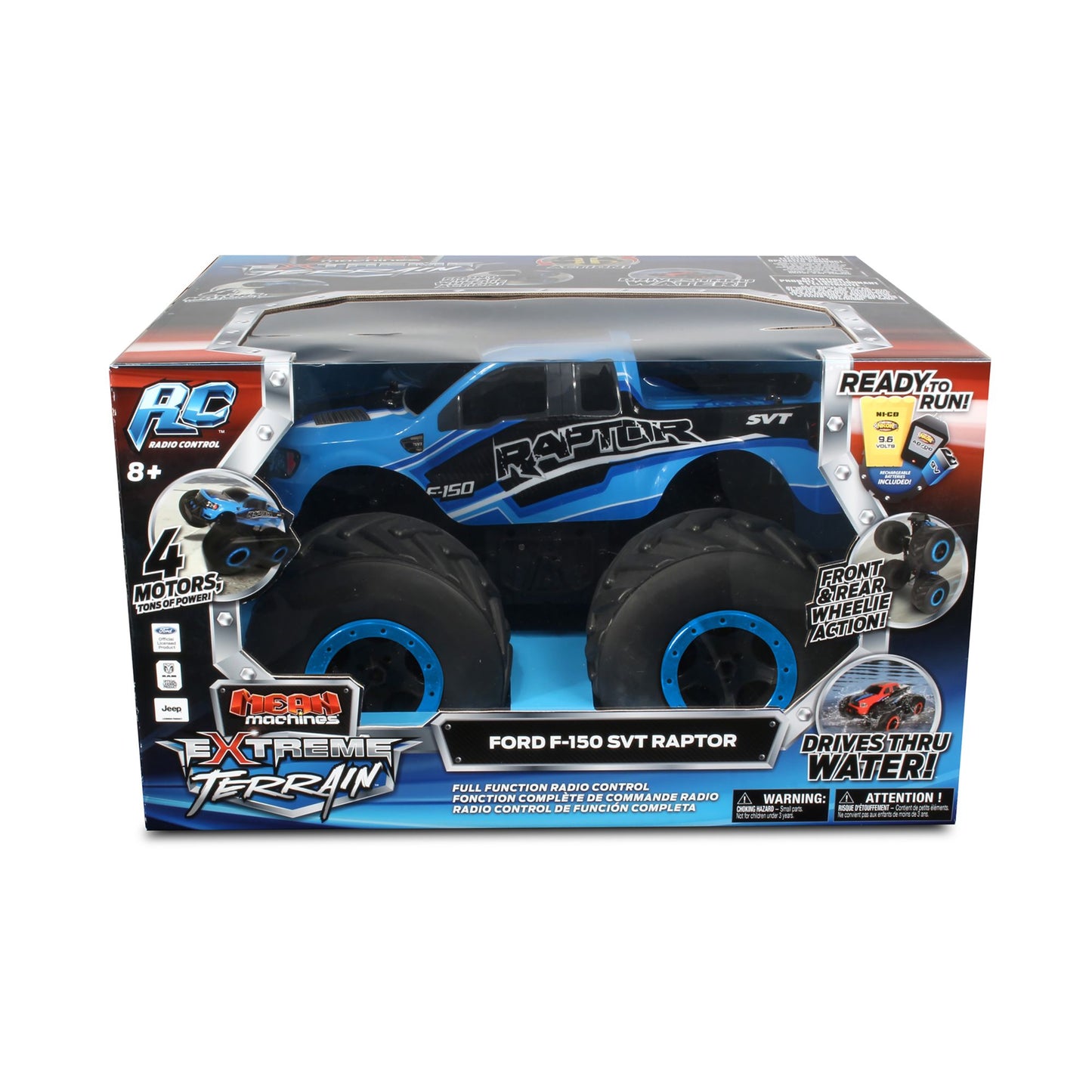 NKOK Mean Machines Extreme Terrain RC 1:8 Ford F-150 SVT Raptor