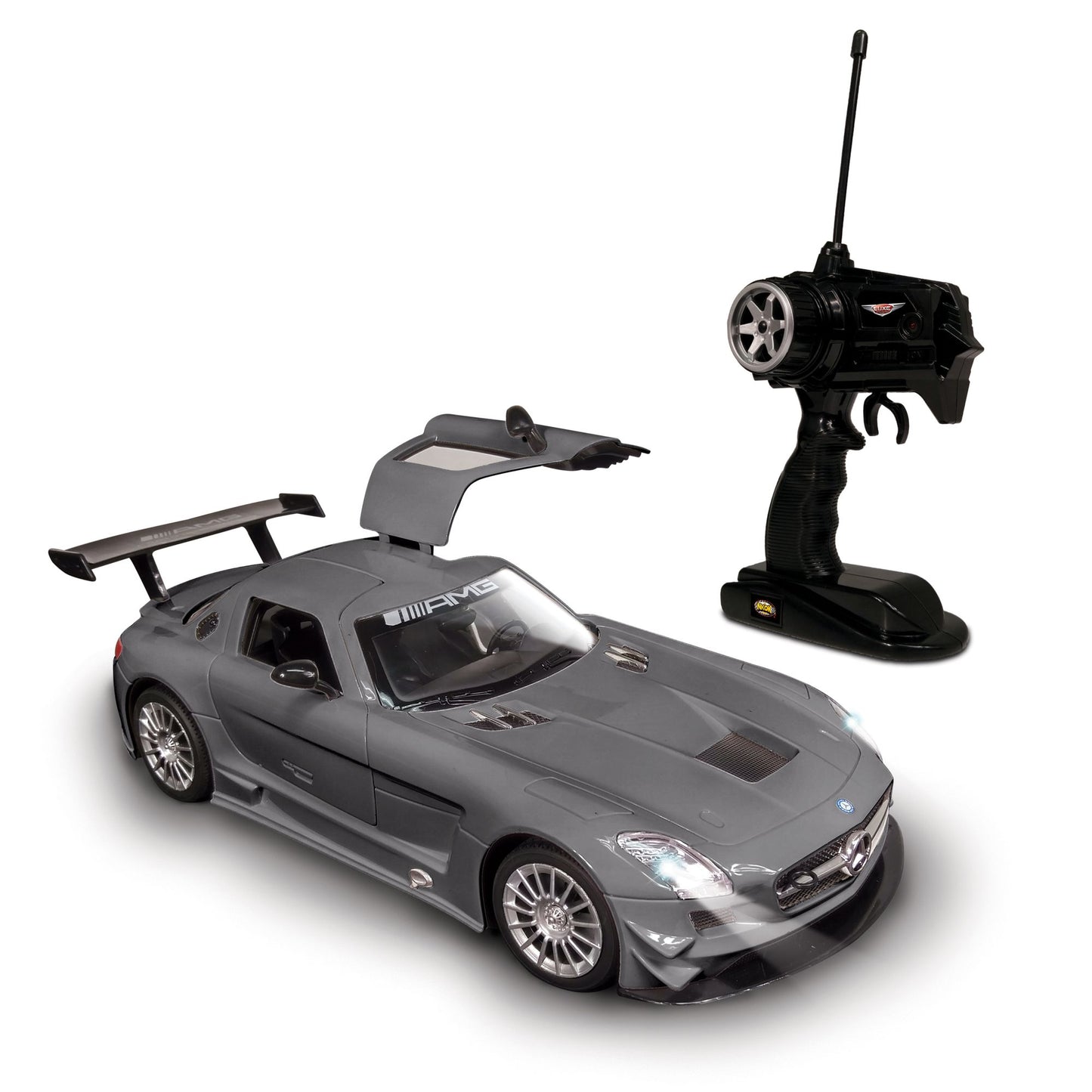NKOK Luxe 1:15 Radio Controlled Mercedes-Benz SLS AMG GT3 (RC) - Colors Vary (Grey/White)