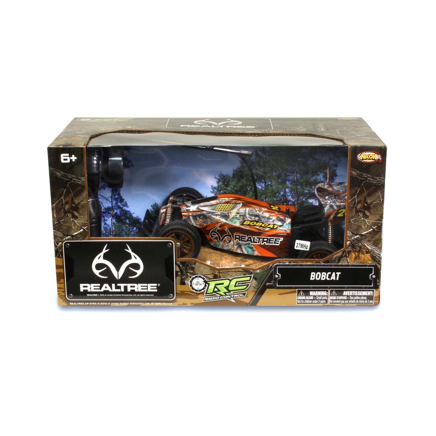 NKOK 1:16 Scale RealTree RC BobCat Remote Control Toy - Colors Vary