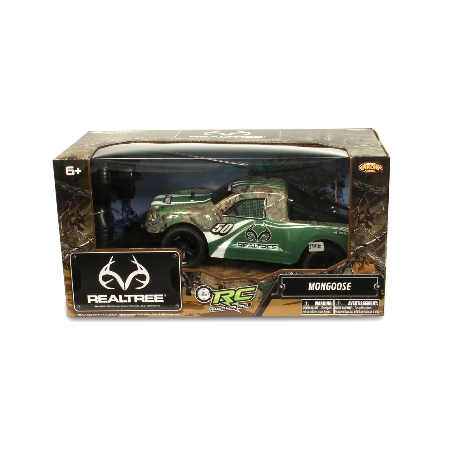 NKOK 1:16 Scale RealTree RC Mongoose Remote Control Toy