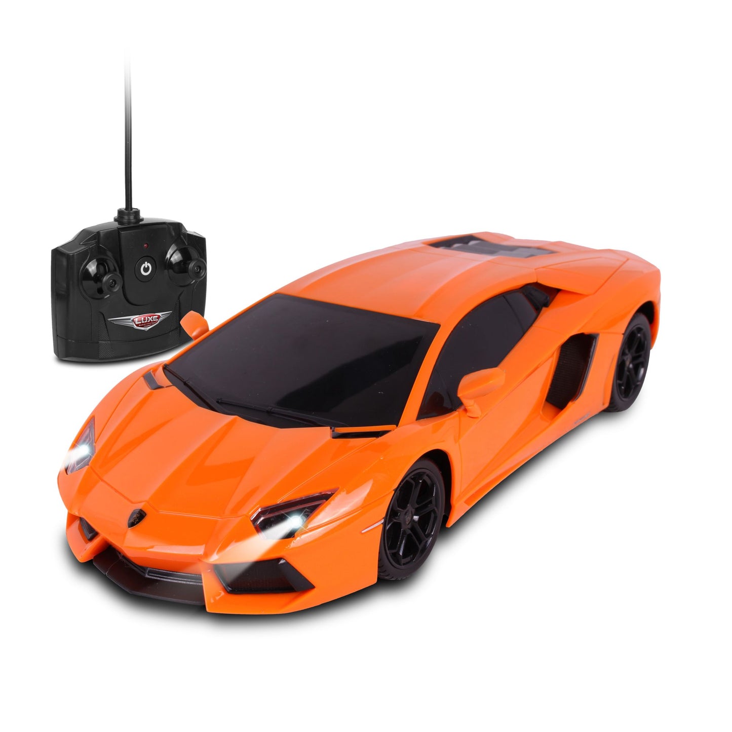 NKOK Luxe 1:18 Scale Radio Controlled Lamborghini Aventador Coup¿ (RC) - Colors Vary (Orange/Green)