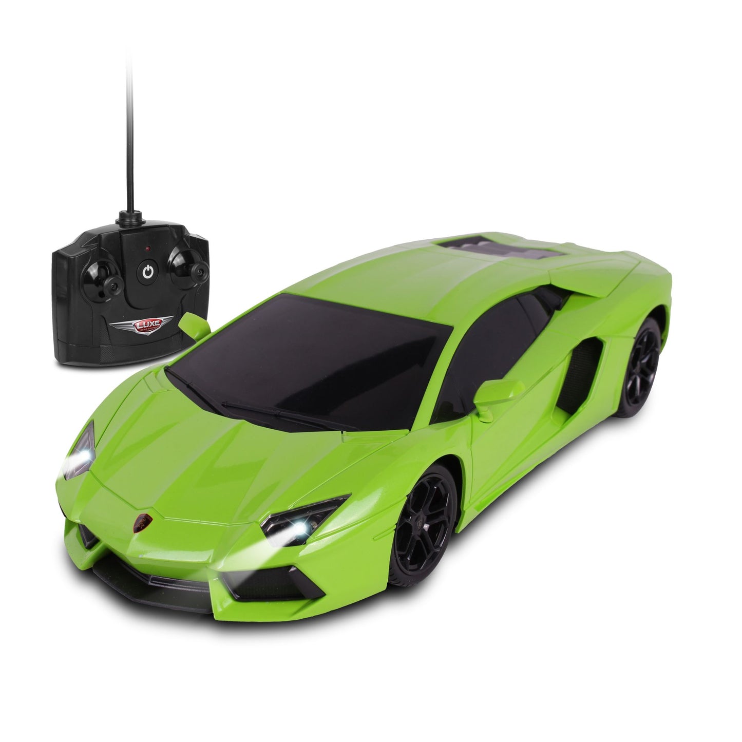 NKOK Luxe 1:18 Scale Radio Controlled Lamborghini Aventador Coup¿ (RC) - Colors Vary (Orange/Green)