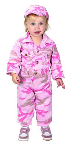 Aeromax CMOP-18M Junior Camouflage Suit with Cap size 18M PINK