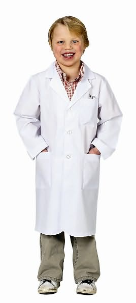 Aeromax LAB-23 Jr Lab Coat .75 Length- Size 2-3